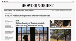 Desktop Screenshot of bowdoinorient.com